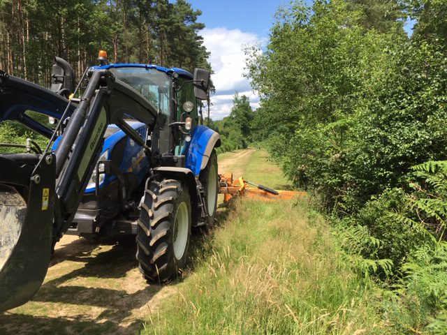 tractor on Holmbury hIll